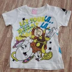 ベビードール　ディズニー Tシャツ ホワイト 100