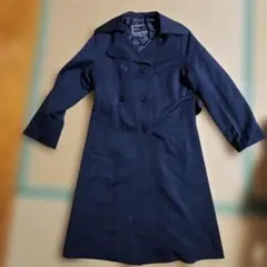 PEPELD COAT ネイビー トレンチコート　ダブルブレストコート