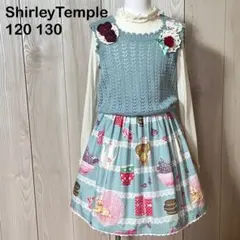 未使用】Shirley Temple 120 ワンピース 薔薇 レース - メルカリ