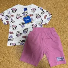 Disney ミニーマウス Tシャツ ハーフパンツ セット 90