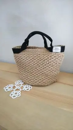 麻ひもバッグ☆ハンドメイド
