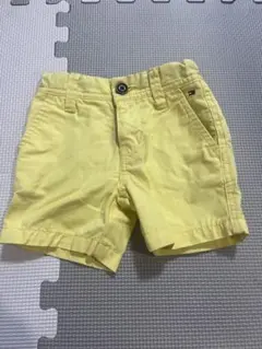 美品✨TOMMY HILFIGER イエローショートパンツ 80