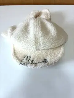 【ミッフィー】50センチ　うさぎ耳付きフリースキャップ