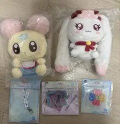 プリキュア一番くじ C賞 シフォン ミルク ぬいぐるみ おまけ