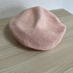 ピンク ベレー帽 コットン混のサムネイル
