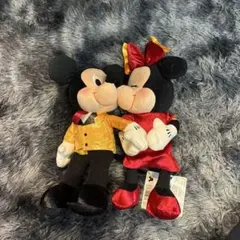 ミッキー&ミニー カップルぬいぐるみ