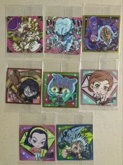 ジョジョの奇妙な冒険シールウエハース　シークレット　スタンドレア含む8種