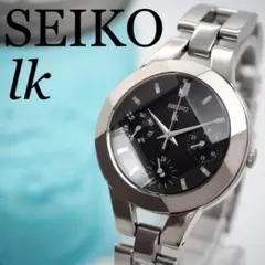 593 稼働 SEIKO　ルキア 時計　3点カレンダー　カットガラス レディース