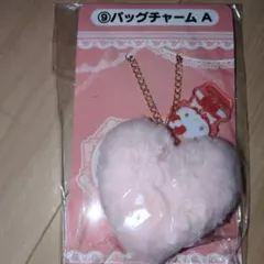 ハローキティ ハート型ファーチャーム