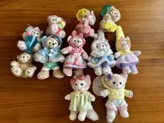 ディズニー　ダッフィー&フレンズ　ぬいぐるみバッジ、ストラップ　まとめ売り