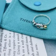 Tiffany ティファニー 10号 フック&アイ リング 925/750 - メルカリ