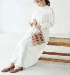 ロペピクニック　ワンピース　ドッキングワンピース