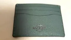 COACH パスケース　カーキ