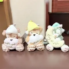 ディズニーシー限定　ダッフィーフレンズ　ぬいぐるみバッジ