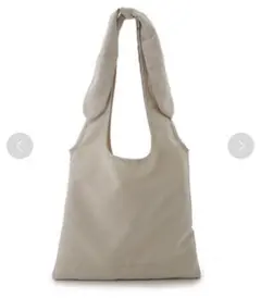 ジェラートピケ　ホーランドロップイヤー　トートバッグ　エコバッグ　イエロー