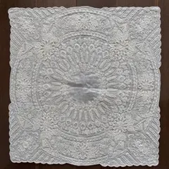 スワトウ　ハンカチ　汕頭　手刺繍　希少　ヴィンテージ　SWATOW ビンテージ