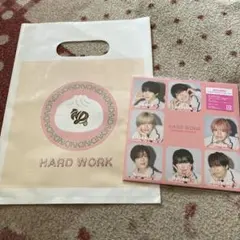 なにわ男子 『HARD WORK』期間生産限定スキスギるエディション&ショッパー