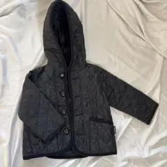 【コムサイズム】ベビー　キルティングコート　ブラック　90