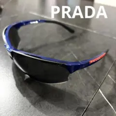 プラダ　スポーツ　サングラス　ネイビー　ブルー　ロゴのサムネイル