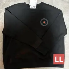 ハンターハンター トレーナー　LLサイズ　ブラック しまむら