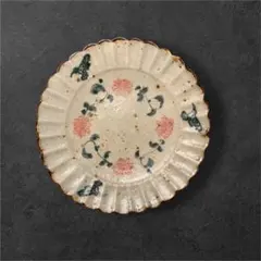 市野吉記 コウホ窯 いろ安南　プレートのサムネイル