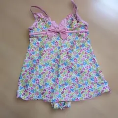 キッズ　ワンピース水着　120 花柄