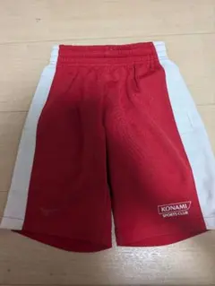 KONAMI SPORTS CLUB ハーフパンツ 赤 120cm