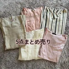 レディース トップス まとめ売り 5点 カットソー ブラウス PLST 他 M