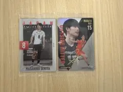 バレーボール男子日本代表 ウエハース トレカ カード 関田 誠大 甲斐 優斗