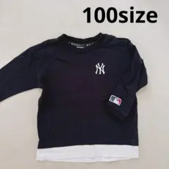 ニューヨーク・ヤンキース 長袖Tシャツ ネイビー