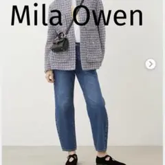 【新品/タグ付き】Mila Owen ストレートデニムパンツ
