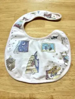 gelato pique どうぶつ柄　スタイ　薄ピンク