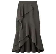 ティアードスカート ロングスカート