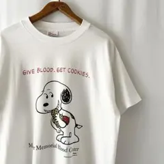 90s SNOOPY スヌーピー Tシャツ L USA製 ビンテージ ピーナッツのサムネイル