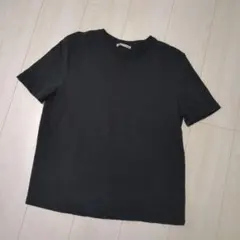 ZARA ザラ　シンプル 黒 Mサイズ クルーネックTシャツ