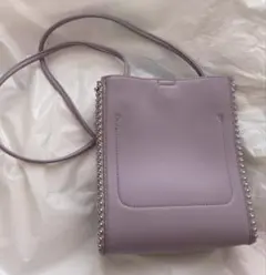 カシュカシュ cachecache ミドルスクエアボールチェーンショルダーのサムネイル
