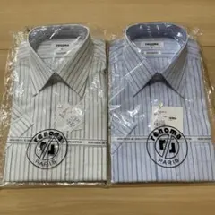 新品 レノマ renoma 半袖シャツ2枚セット 40 綿100%