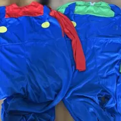 ハロウィン 仮装 コスチューム 2着セット　マリオ風　体育祭　ニコイチのサムネイル