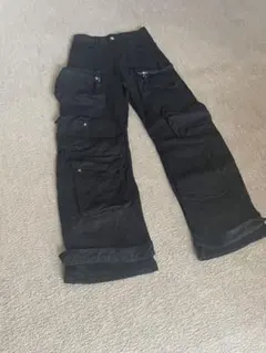 ZARA/ユーリティカーゴデニムパンツ/ブラック/EUR36のサムネイル
