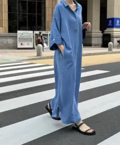 CANALJEAN スキッパー デニムワンピース REDCHOPWORKSのサムネイル