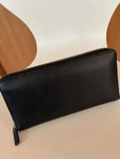COLE HAAN ラウンドファスナー革製長財布 ブラック　美品のサムネイル