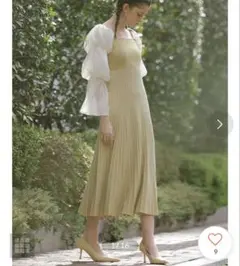 エイミーイストワール　オフショル　スリーブ　ニットワンピース