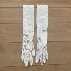 ウェディングサテンロンググローブ