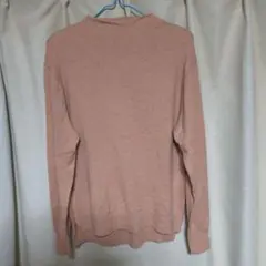 き*こ様 無印良品 長袖ニット（ピンク）裾スリット入り（薄手）