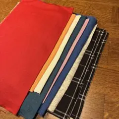 リネン生地　ハギレ　H