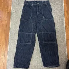 GAP バギー・カーペンターパンツ 28/30 ストライプ