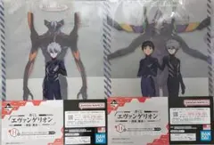 一番くじ エヴァンゲリオン エヴァ H賞 クリアファイル・ステッカーセット2点