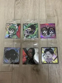 HUNTER×HUNTER ハンター　ウエハース　シール 6枚セット　まとめ売り