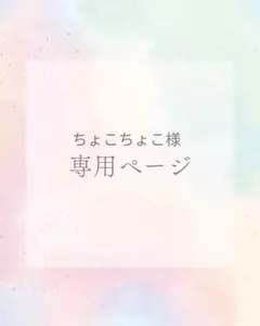 ちょこちょこ様専用ページ