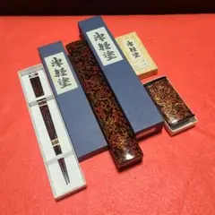 村上堆朱 筆入れ 箸箱 小物入れ ケース lacquerware Sikki - メルカリ